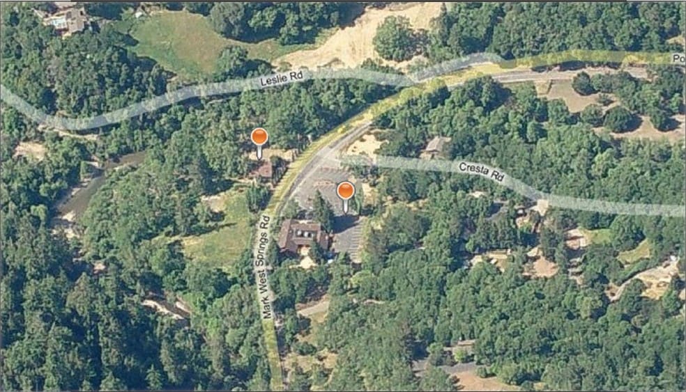 2520 Mark West Springs Rd, Santa Rosa, CA à vendre - Aérien – Image 2 sur 7