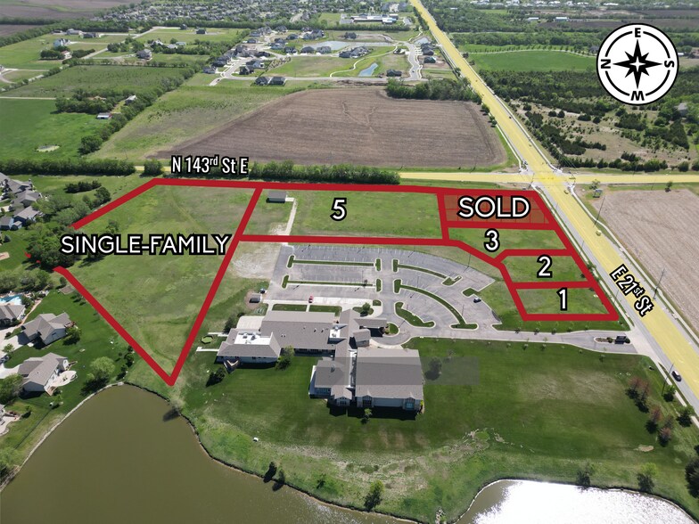 143rd St & 21st St, Wichita, KS à vendre - Aérien – Image 3 sur 6