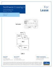 13105 Northwest Fwy, Houston, TX à louer Plan d’étage– Image 1 sur 1