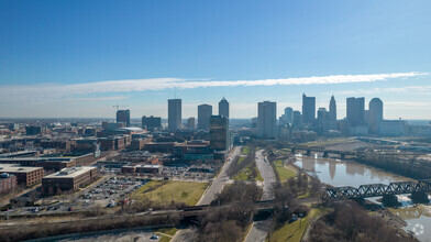 530 W Spring St, Columbus, OH - VUE AÉRIENNE  vue de carte