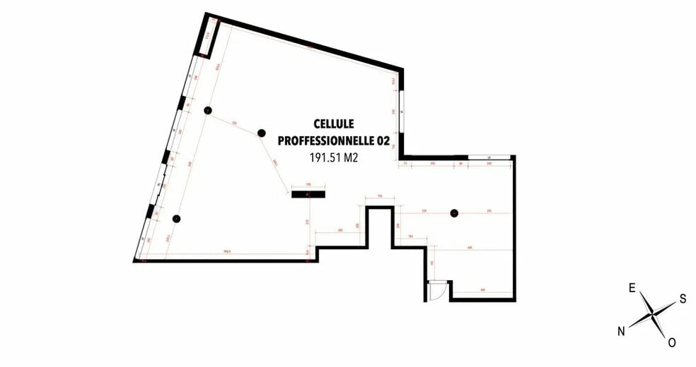 Local commercial dans Reims à louer - Plan d’étage – Image 2 sur 2