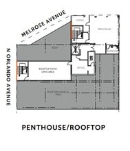 8378-8384 Melrose Ave, Los Angeles, CA à louer Plan d’étage– Image 1 sur 1