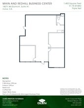 1200 Main St, Irvine, CA à louer Plan d’étage– Image 1 sur 1