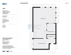 3665 Ruffin Rd, San Diego, CA à louer Plan d’étage– Image 1 sur 1