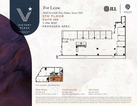 3030 Nowitzki Way, Dallas, TX à louer Plan d’étage– Image 1 sur 1