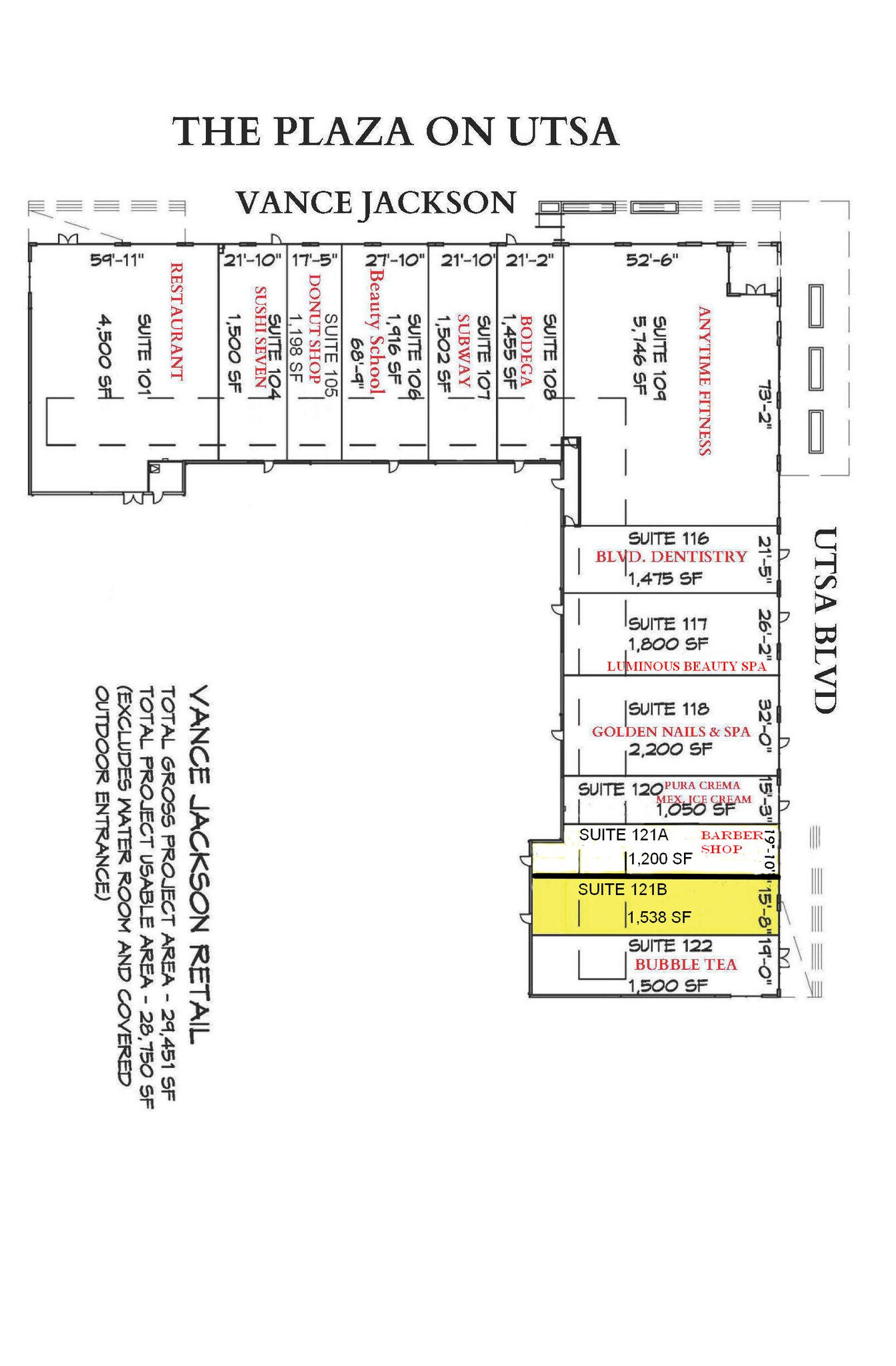 UTSA Blvd & Vance Jackson Rd, San Antonio, TX à louer Plan de site– Image 1 sur 7