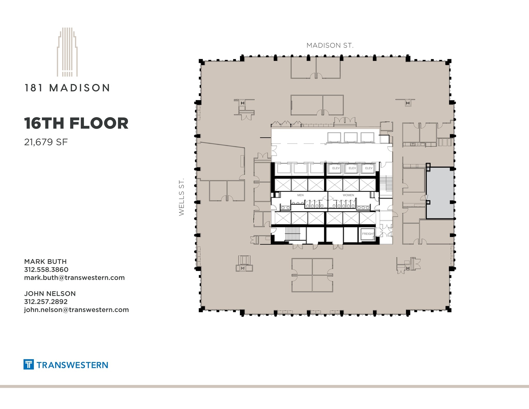 181 W Madison St, Chicago, IL à louer Plan de site– Image 1 sur 2