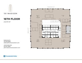 181 W Madison St, Chicago, IL à louer Plan de site– Image 1 sur 2