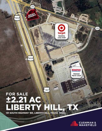 Plus de détails pour South Highway 183, Liberty Hill, TX - Terrain à vendre