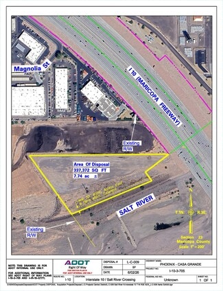 Plus de détails pour I-10 & SALT RIVER, Phoenix, AZ - Terrain à vendre