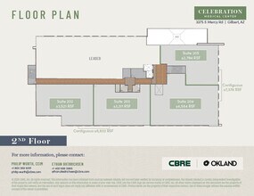 3275 South Mercy Road, Gilbert, AZ à louer Plan d’étage– Image 1 sur 1