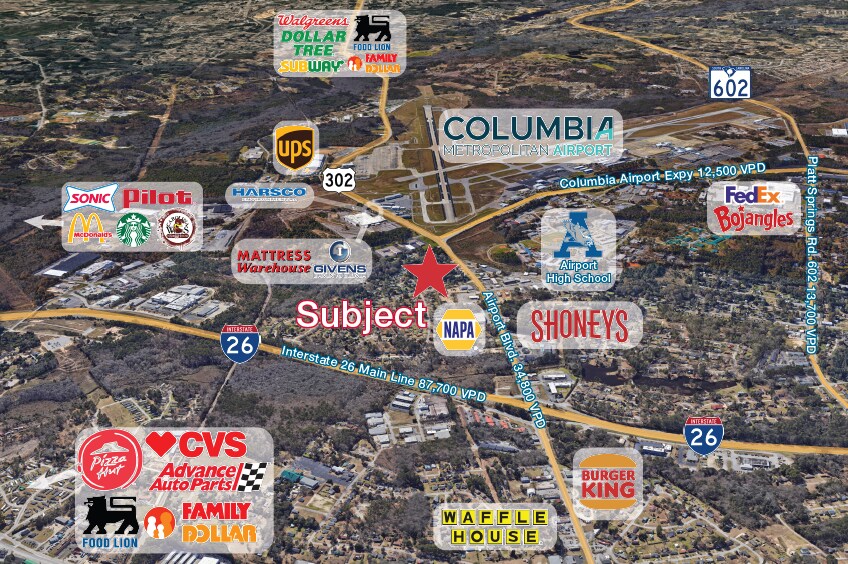 2325 Airport Blvd, West Columbia, SC à louer - Photo de l’immeuble – Image 2 sur 5