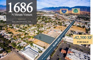 Plus de détails pour 1686 N Mt. Vernon Ave, San Bernardino, CA - Terrain à vendre