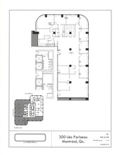 300 Rue Léo-Pariseau, Montréal, QC à louer Plan de site– Image 1 sur 1