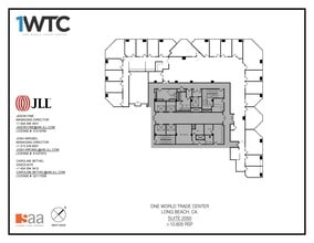 1 World Trade Ctr, Long Beach, CA à louer Plan d’étage– Image 1 sur 1