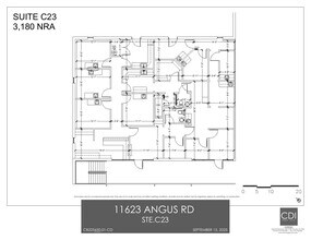 11623 Angus Rd, Austin, TX à louer Plan d’étage– Image 1 sur 1
