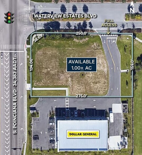 S Poinciana Blvd & Waterview Estates Blvd, Kissimmee, FL à louer - Aérien – Image 2 sur 2