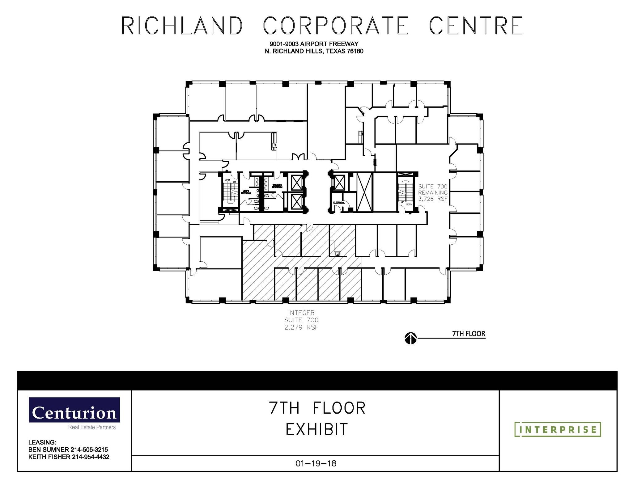 9001-9003 Airport Fwy, North Richland Hills, TX à louer Plan d’étage– Image 1 sur 1