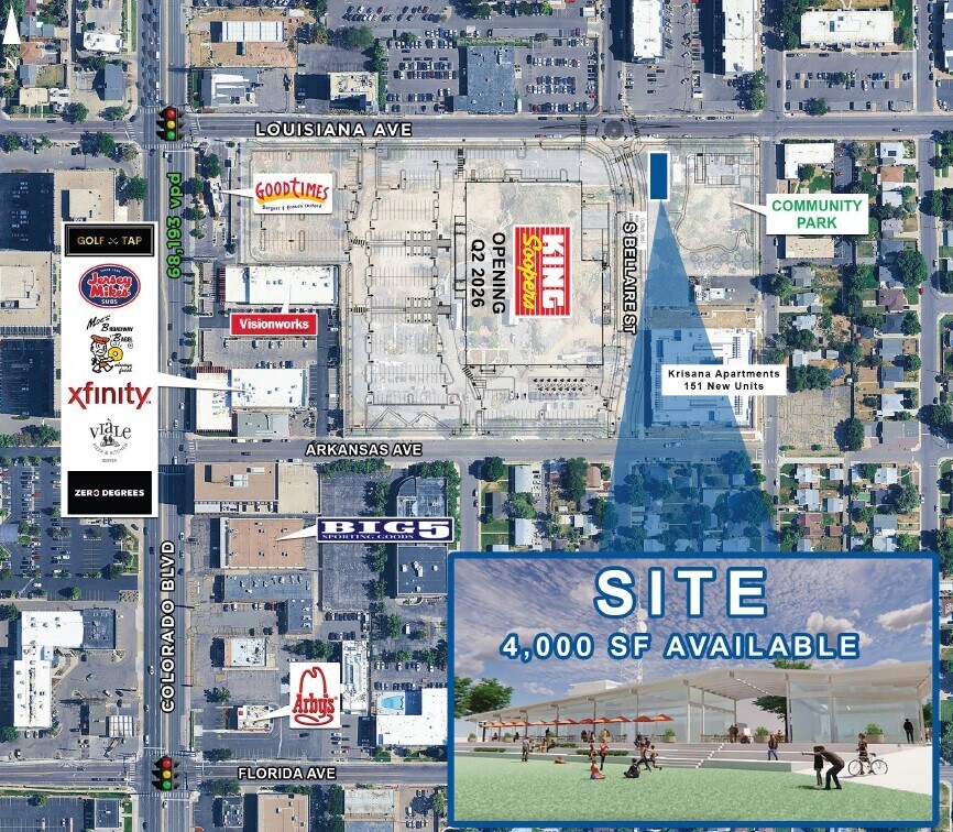 4340 E Louisiana Ave, Denver, CO à louer Photo principale– Image 1 sur 2
