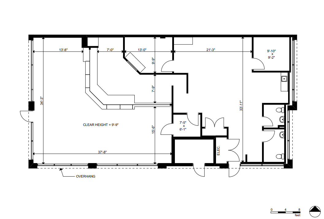 1549 Dundas St E, Whitby, ON à louer Plan d’étage– Image 1 sur 1