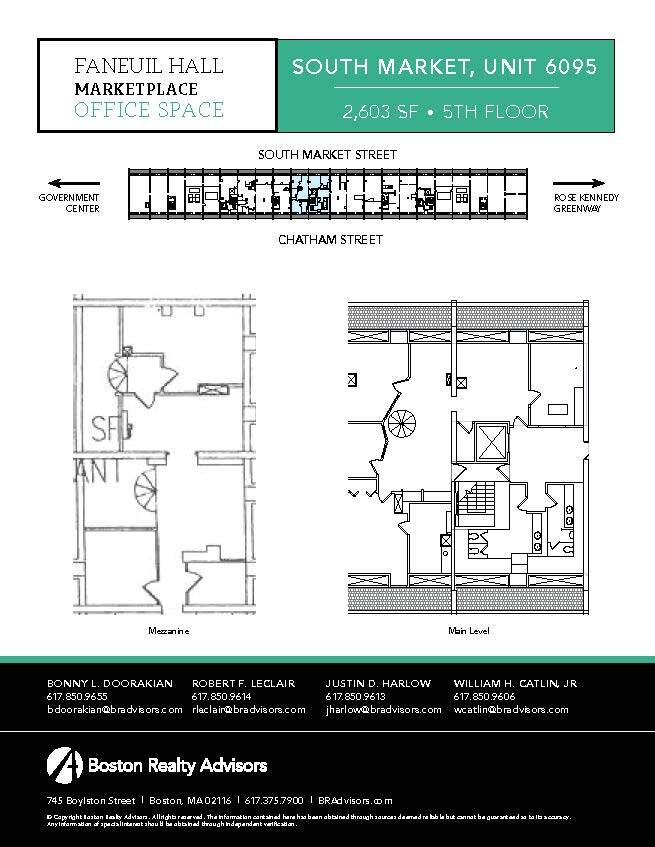4 S Faneuil Hall Market Pl, Boston, MA à louer Plan d’étage– Image 1 sur 1
