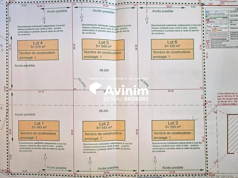 Terrain dans Pont-d'Ain à vendre - Plan de site – Image 2 sur 3