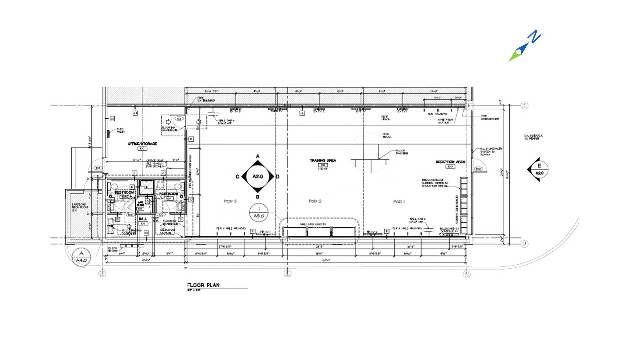 623-665 Potomac Station Dr, Leesburg, VA à louer Plan d’étage– Image 1 sur 2