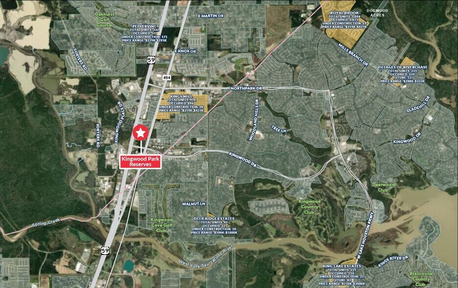 23320 Highway 59 N, Kingwood, TX à vendre - Aérien – Image 3 sur 4