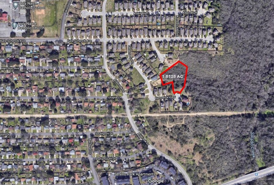 Kenswick View, San Antonio, TX à vendre - Aérien – Image 2 sur 2