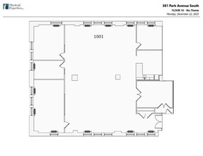 381 Park Ave S, New York, NY à louer Plan d’étage– Image 1 sur 1