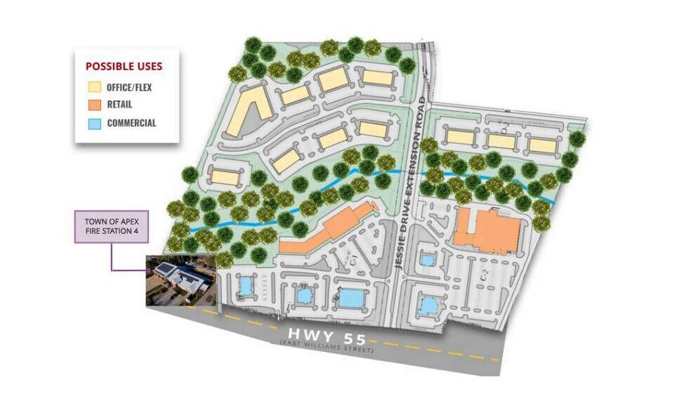 1701 Williams St, Apex, NC à vendre - Plan de site – Image 2 sur 3