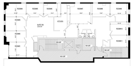 747 N LaSalle St, Chicago, IL à louer Plan d’étage– Image 1 sur 12