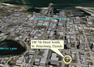 100 7th St S, Saint Petersburg, FL - VUE AÉRIENNE vue de carte - Image1