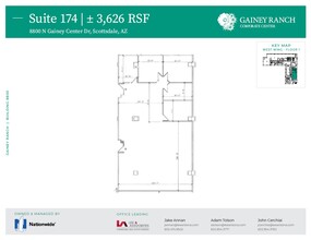 8800 N Gainey Center Dr, Scottsdale, AZ à louer Plan d’étage– Image 1 sur 1