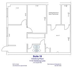 1115 Vicksburg Ln N, Plymouth, MN à louer Plan d’étage– Image 1 sur 1