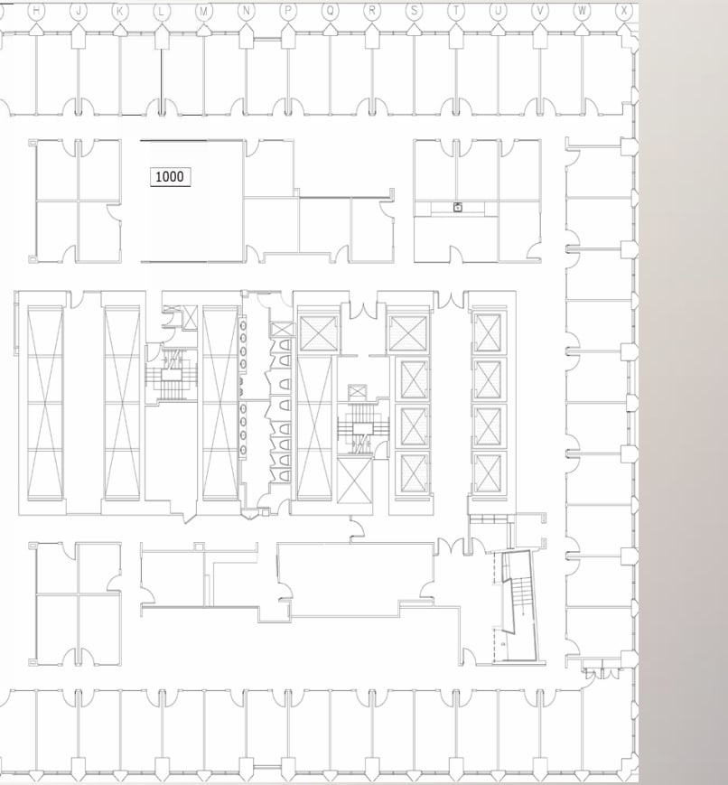 1000 Rue De La Gauchetière O, Montréal, QC à louer Plan d’étage– Image 1 sur 7