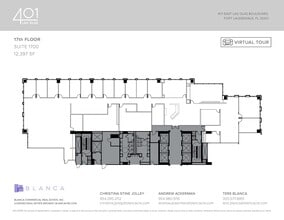 401 E Las Olas Blvd, Fort Lauderdale, FL à louer Plan d’étage– Image 1 sur 1