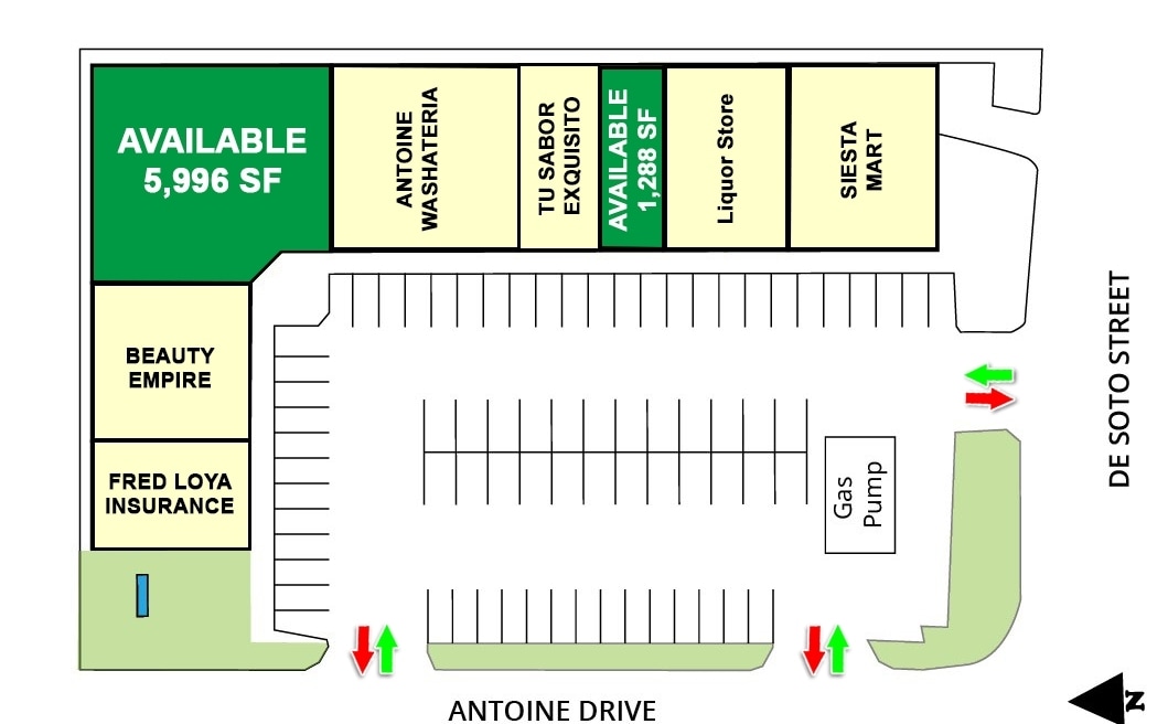 6002 Antoine Dr, Houston, TX à louer Plan de site– Image 1 sur 1
