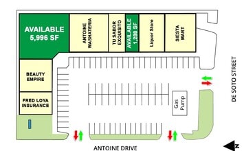6002 Antoine Dr, Houston, TX à louer Plan de site– Image 1 sur 1