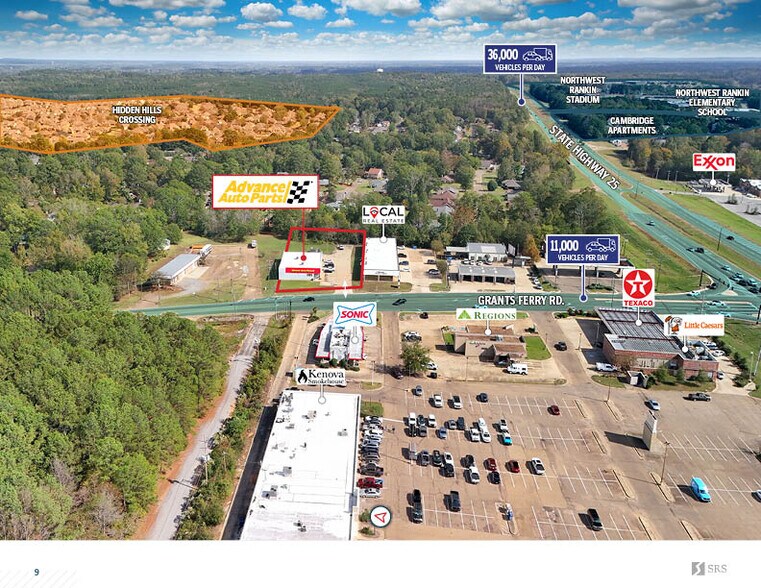 629 Grants Ferry Rd, Flowood, MS à vendre - Photo de l’immeuble – Image 3 sur 7