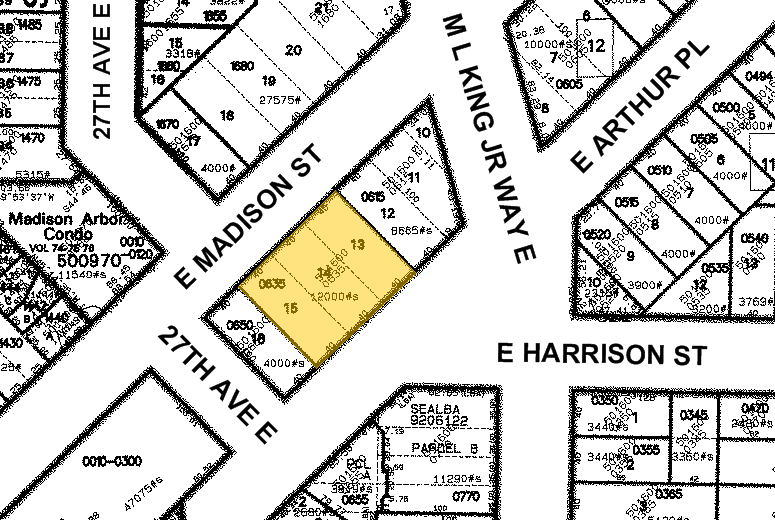 2705-2713 E Madison St, Seattle, WA à louer - Plan cadastral – Image 3 sur 3