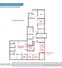 341 N Maitland Ave, Maitland, FL à louer Plan de site– Image 2 sur 5