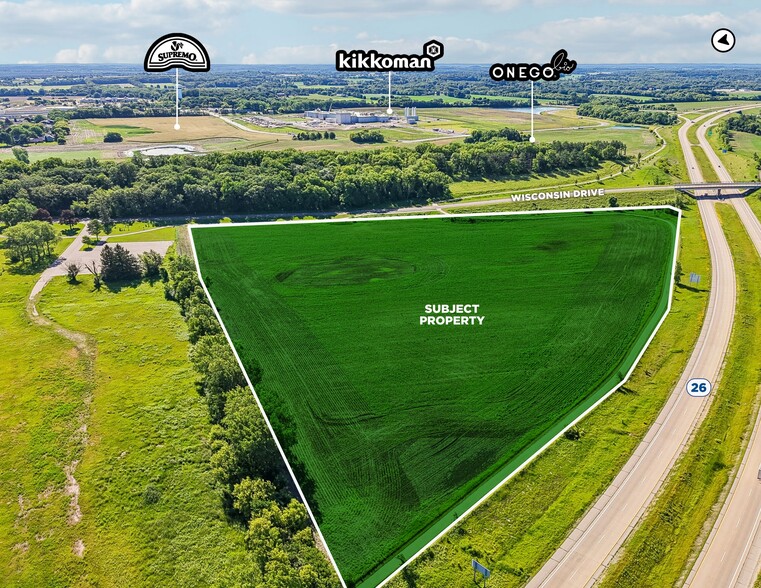 1515 S Wisconsin Dr, Jefferson, WI à louer - Aérien – Image 3 sur 6