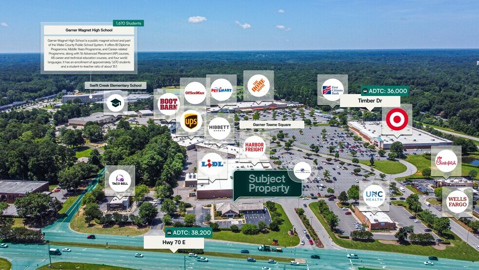 1145 US Highway 70 W, Garner, NC à vendre - Photo de l’immeuble – Image 3 sur 3