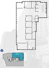 655 W Broadway, San Diego, CA à louer Plan d’étage– Image 1 sur 1