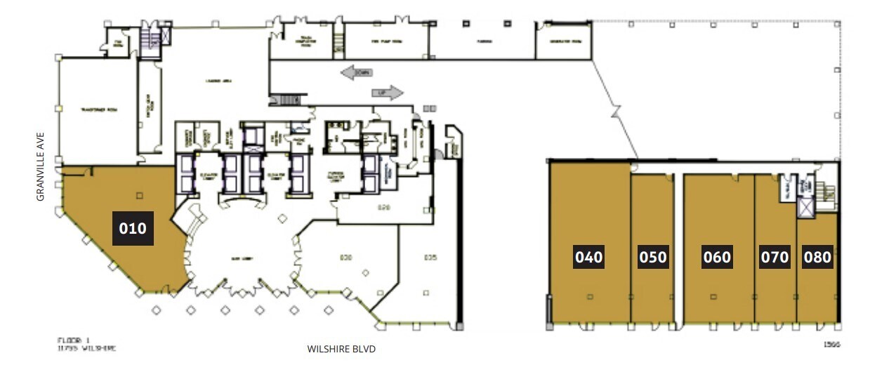 11755 Wilshire Blvd, Los Angeles, CA à louer Plan d’étage– Image 1 sur 1