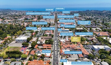 1525 State St, Santa Barbara, CA à louer Aérien– Image 2 sur 8