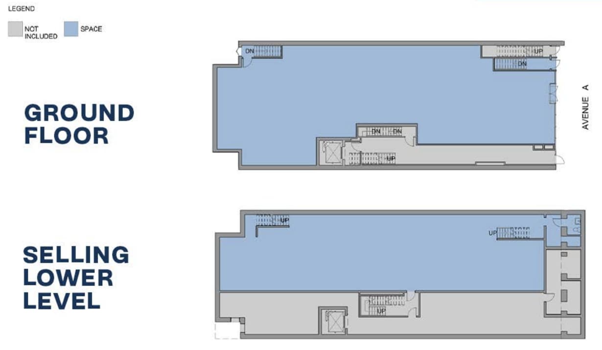 28-30 Avenue A, New York, NY à louer Plan d’étage– Image 1 sur 1