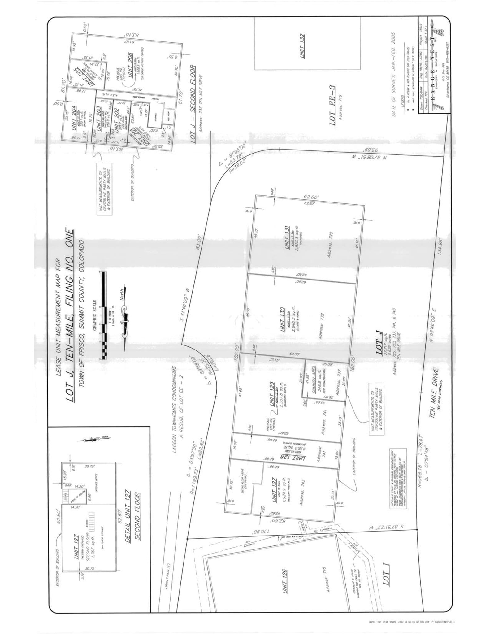 719-815 Ten Mile Dr, Frisco, CO à louer Plan de site– Image 1 sur 2