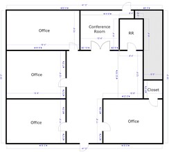 1130 S Henderson St, Fort Worth, TX à louer Plan d’étage– Image 1 sur 5